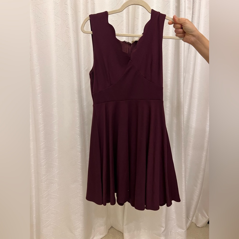 Burgundy Altar’d State Dress. Size Medium.
